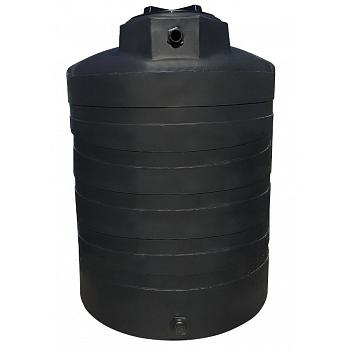 Norwesco Vertical Water Storage Tank (Black) - 1350 Gallon 1