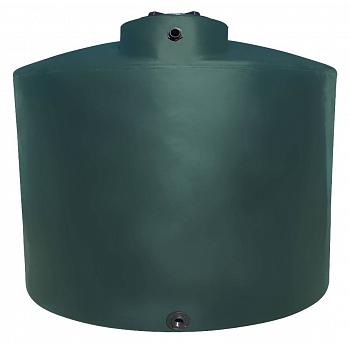 Norwesco Vertical Water Storage Tank (Dark Green) - 3000 Gallon 1