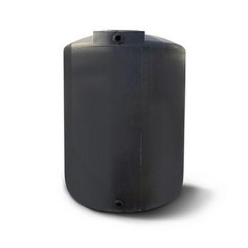 Norwesco Vertical Water Storage Tank (Black) - 1000 Gallon 1