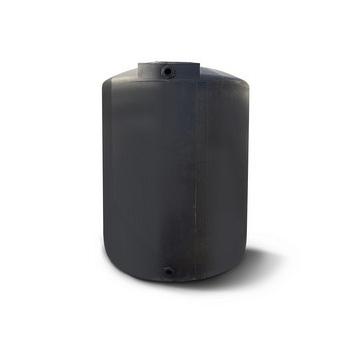 Norwesco Vertical Water Storage Tank (Black) - 1000 Gallon 1