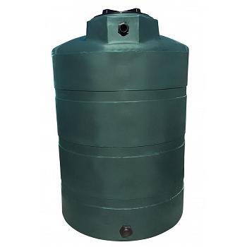 Norwesco Vertical Water Storage Tank (Dark Green) - 1000 Gallon 1