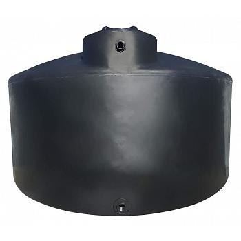 Norwesco Vertical Water Storage Tank (Black) - 2500 Gallon 1