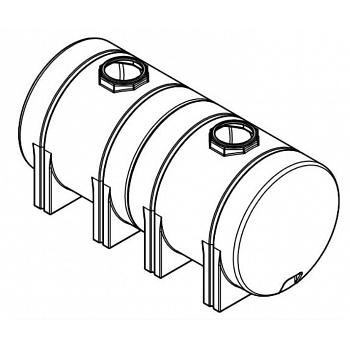 Norwesco Horizontal Leg Tank - 1800 Gallon 1