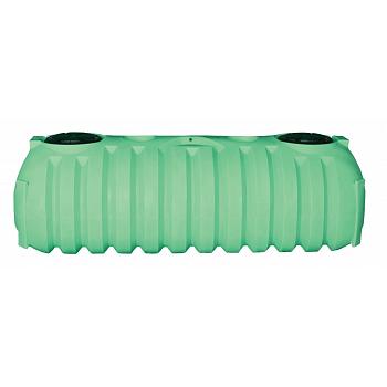 Norwesco Low Profile Double Compartment Septic Tank (Side Inlet & Outlet)  - 1500 Gallon 1