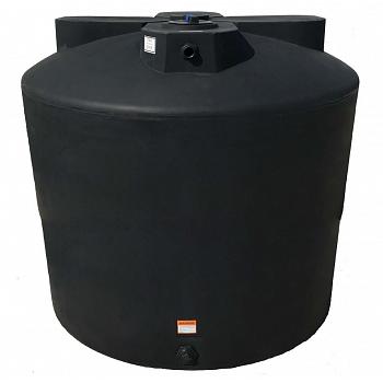 Norwesco Vertical Water Storage Tank (Black) - 2550 Gallon 1