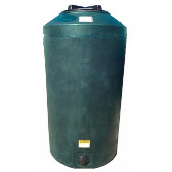 Norwesco Vertical Water Storage Tank (Dark Green) - 165 Gallon 1