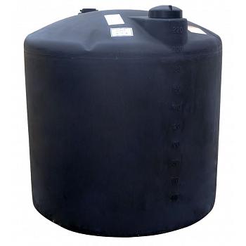 Norwesco Vertical Water Storage Tank (Black) - 220 Gallon 1