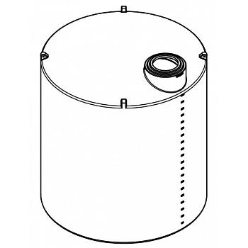 Norwesco Vertical Heavy Duty Chemical Storage Tank - 13000 Gallon 1