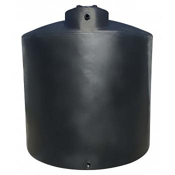 Norwesco Vertical Water Storage Tank (Black) - 2000 Gallon 1