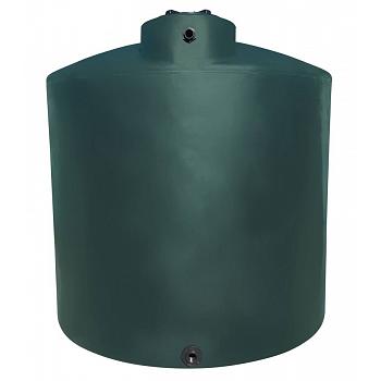 Norwesco Vertical Water Storage Tank (Dark Green) - 2000 Gallon 1