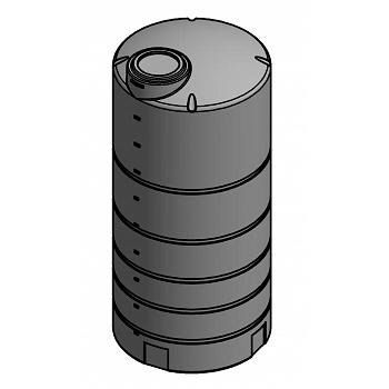 Norwesco Vertical Heavy Duty Chemical Storage Tank - 1505 Gallon 1