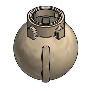 Norwesco Low Profile Sphere Water Cistern - 225 Gallon 1