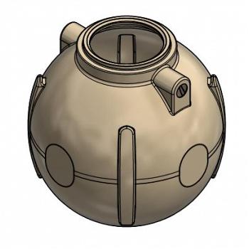 Norwesco Low Profile Sphere Water Cistern - 300 Gallon 1