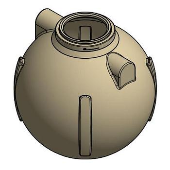 Norwesco Low Profile Sphere Water Cistern - 525 Gallon 1