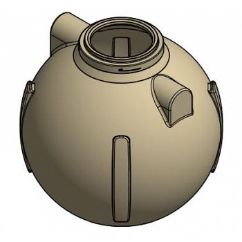 Norwesco Low Profile Sphere Water Cistern - 525 Gallon 1