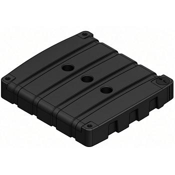 Norwesco Low Profile Holding Tank (Black) - 500 Gallon  1