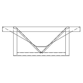 Norwesco Cone Bottom Tank Stand (For 2500, 3000 Gallon) - 30 Degree Slope 1