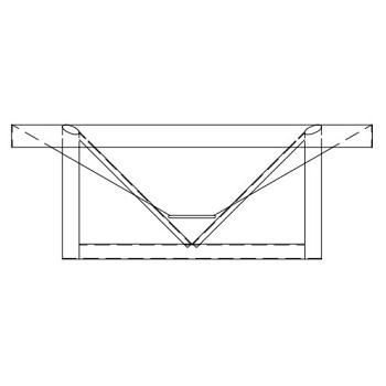 Norwesco Cone Bottom Tank Stand (For 2500, 3000 Gallon) - 30 Degree Slope 1