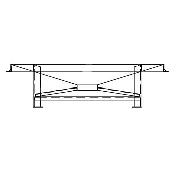Norwesco Cone Bottom Tank Stand (For 1020, 1320, 1720, 2500, 3000) - 15 Degree Slope 1