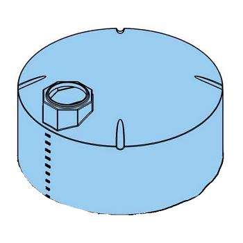 Norwesco Heavy Duty Cone Bottom Tank - 1600 Gallon 1