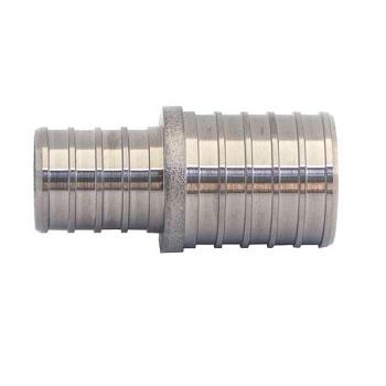 1\" to 3/4\" Stainless Steel PEX Reducer Coupling  1