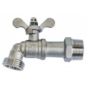 3/4\" Stainless Steel Spigot - 75 Degree Kink 1