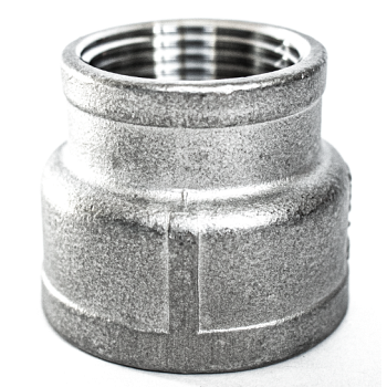 3/4\" x 1/2\" Stainless Steel Reducer Coupling - Female NPT x Female NPT 1