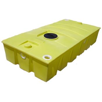 Quadel 250 Gallon Job Shack Holding Tank (Side Fittings And Top Fittings) 1
