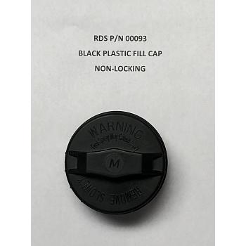 Black Plastic Fill Cap Non-Locking (NAPA) 1