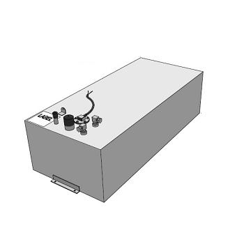 RDS Rectangular Below Deck Marine Fuel Tank - 26 Gallon 1