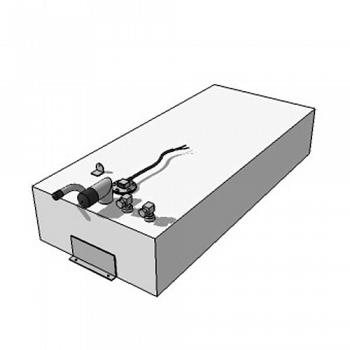 RDS Rectangular Below Deck Marine Fuel Tank - 18 Gallon 1