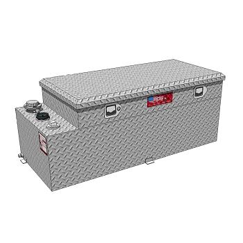 RDS 50 Gallon Refueling Tank & Toolbox Combo 1