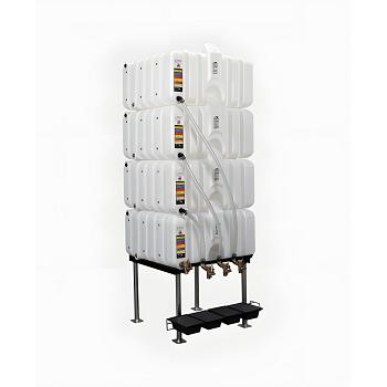 Rhino 80/80/80/80 Gallon Gravity Feed Tank System 1