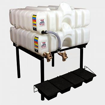 Rhino 45/45 Gallon Horizontal Gravity Feed Tank System 1