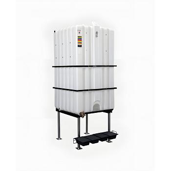 Rhino 310 Gallon Double Ring Gravity Feed Tank System 1