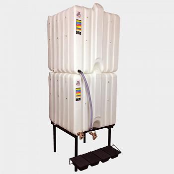 Rhino 180/180 Gallon Gravity Feed Tank System 1