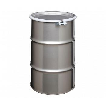 Skolnik Open Head 30 Gallon Stainless Steel Drum 1