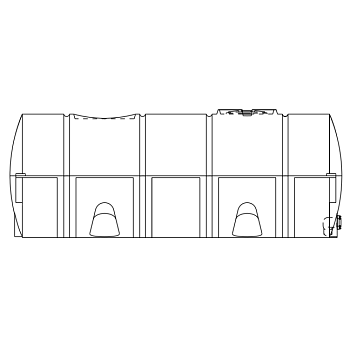 Snyder Horizontal Leg Tank (Heavy Duty) - 1650 Gallon 1
