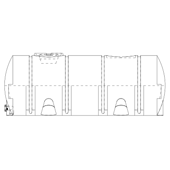 Snyder Horizontal Leg Tank - 2000 Gallon 1