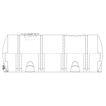 Snyder Horizontal Leg Tank - 2000 Gallon 1