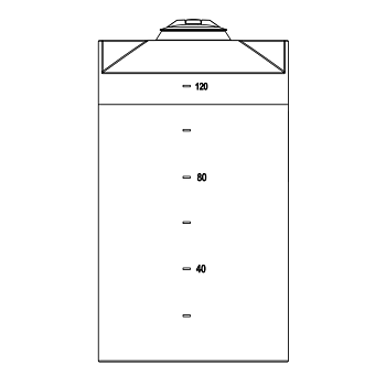Snyder Vertical Chemical Tank (ASTM Certified) - HDLPE - 130 Gallons 1