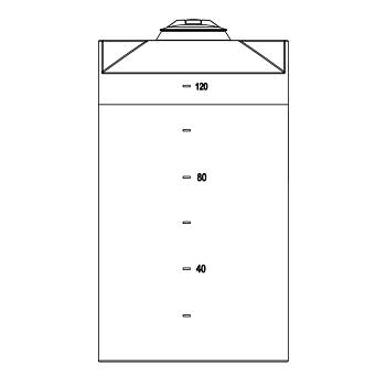 Snyder Vertical Chemical Tank (ASTM Certified) - HDLPE - 130 Gallons 1