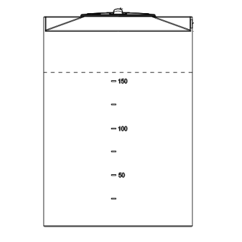 Snyder Vertical Chemical Storage Tank - 200 Gallon 1