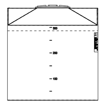 Snyder Vertical Chemical Storage Tank - 330 Gallon 1