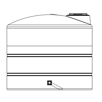 Snyder Vertical Chemical Storage Tank - 1000 Gallon 1
