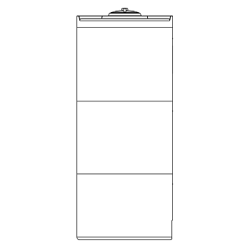 Snyder Vertical Chemical Storage Tank - 300 Gallon 1
