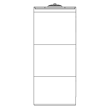Snyder Vertical Chemical Storage Tank - 300 Gallon 1