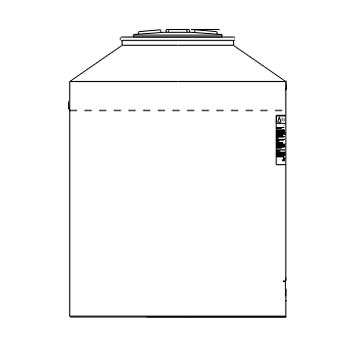 Snyder Vertical Chemical Storage Tank - 330 Gallon 1