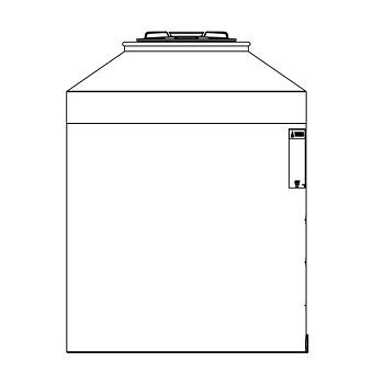 Snyder Vertical Chemical Tank (ASTM Certified) - HDLPE - 330 Gallons 1