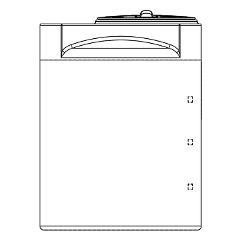 Snyder Vertical Chemical Tank (ASTM Certified) - HDLPE - 100 Gallons 1